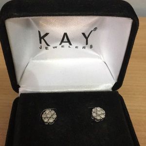 Flower Diamond Earrings